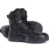 Black zipsider boot with scuff cap (2)