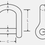 Wide Mouth Dee Shackle Diagram